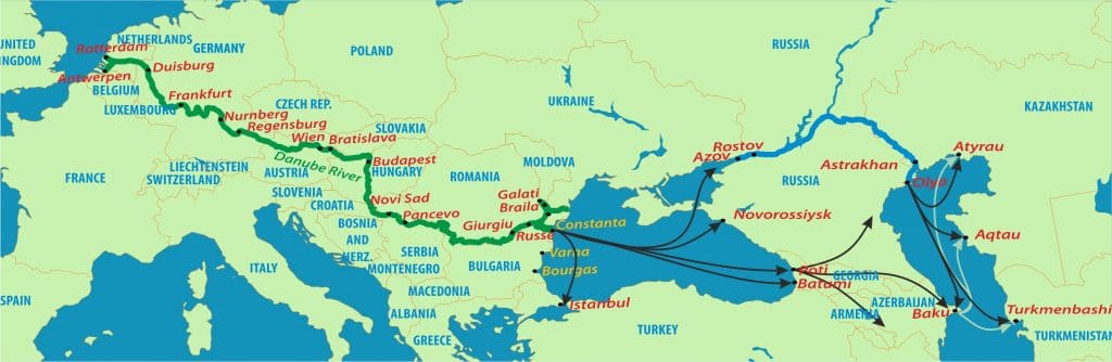 Морской путь от устья дуная до азии. Дунай и Днепр на карте. Река Дунай на карте Украины. Река Дунай на карте. Впадает река Дунай в чёрное море карта.